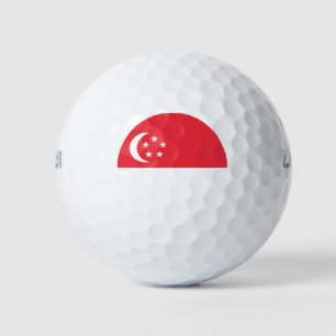Singapore Flag Golf Balls