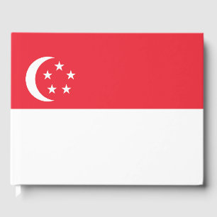 Singapore flag guest book
