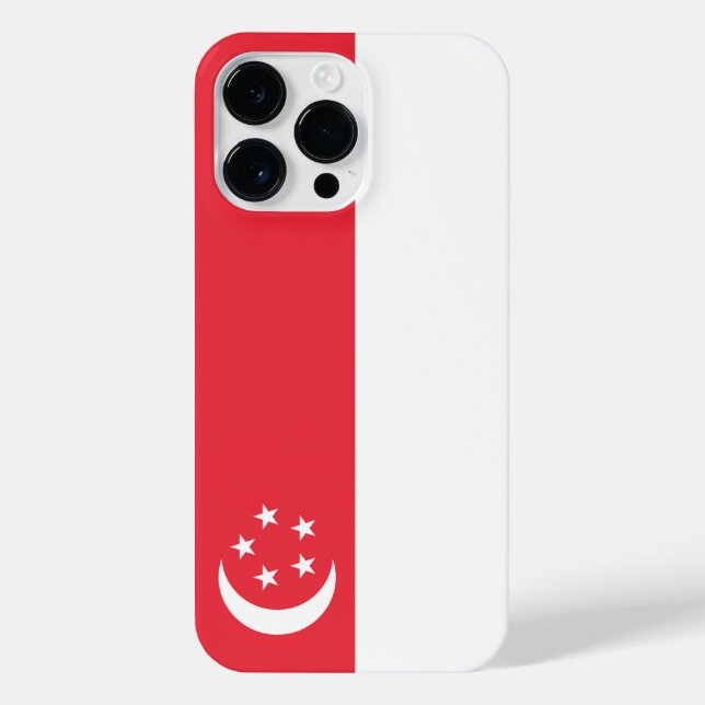 Singapore flag iPhone case (Back)