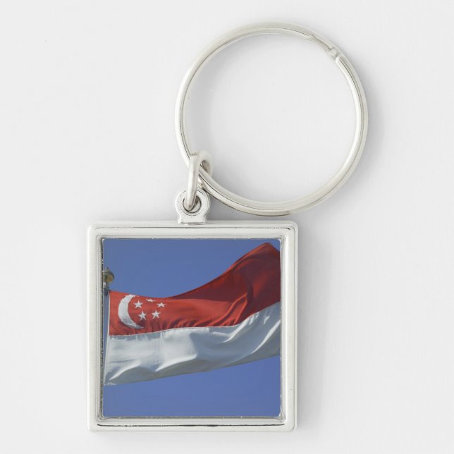 Singapore Flag Key Ring (Front)