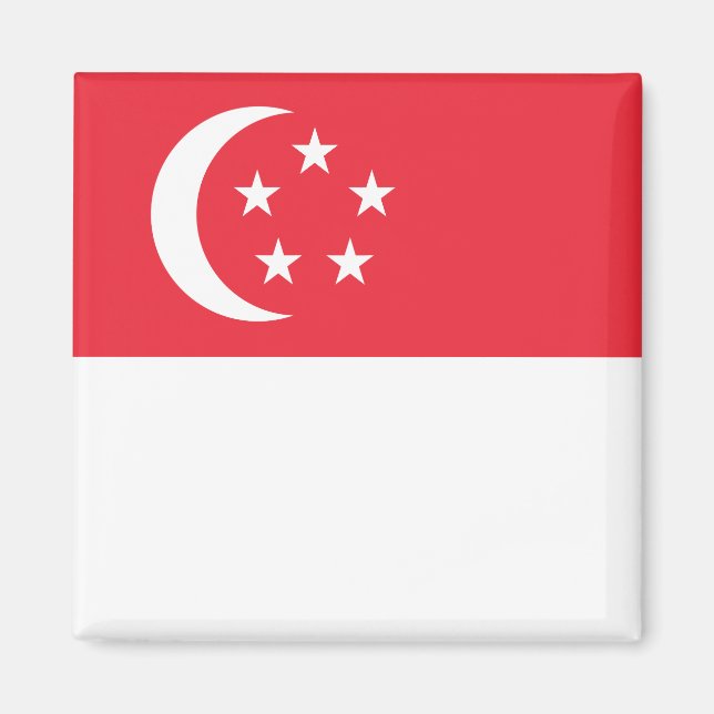 Singapore Flag Magnet (Front)