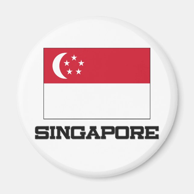 Singapore Flag Magnet (Front)