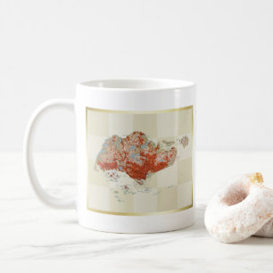 Singapore Flag + Map Mug