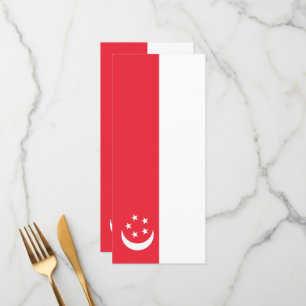 Singapore flag menu