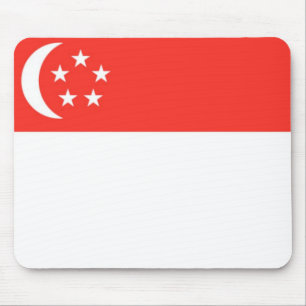 Singapore Flag Mouse Mat