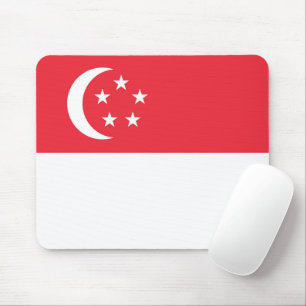 Singapore flag mouse mat