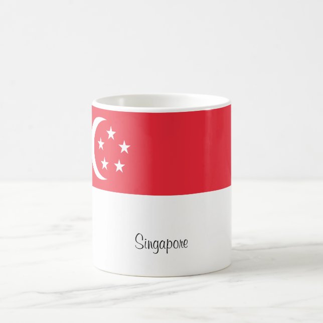 Singapore flag mug (Center)