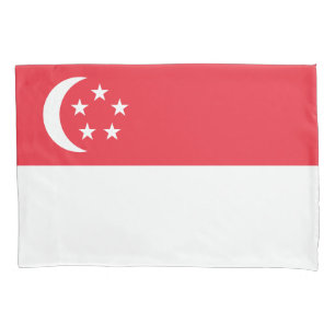 Singapore Flag Pillowcase