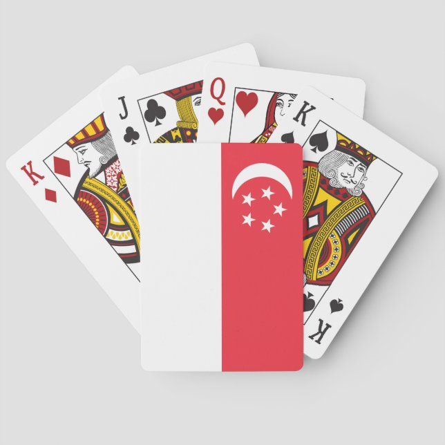 Singapore Flag Playing Cards (Back)