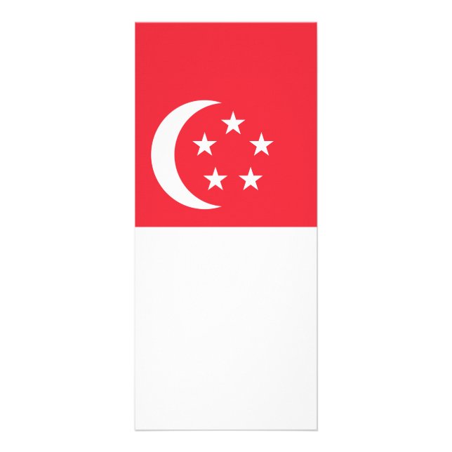 Singapore flag rack card (Front)