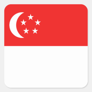 Singapore Flag Sticker
