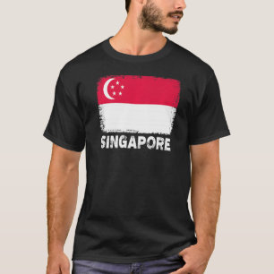 Singapore Flag Support Singaporean People Women M T-Shirt
