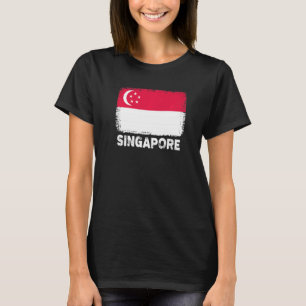 Singapore Flag Support Singaporean People Women M T-Shirt