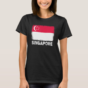 Singapore Flag Support Singaporean People Women T-Shirt