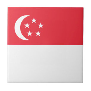 Singapore Flag Tile