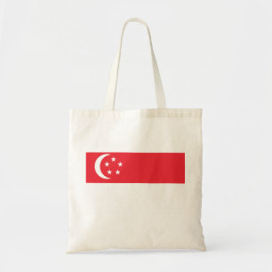 Singapore Flag Tote Bag