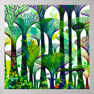 Singapore Gardens By The Bay - Canvas Art Print