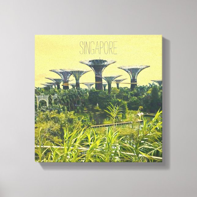 Singapore Gardens by the Bay Canvas Print (Front)