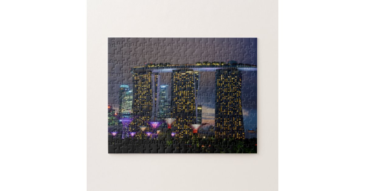 Singapore Gardens by the Bay Jigsaw Puzzle Zazzle