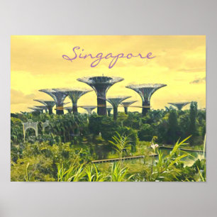 Singapore Gardens by the Bay travel print