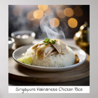 Singapore Hainanese Chicken Rice - Archival Print