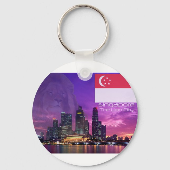 Singapore Key Ring (Front)