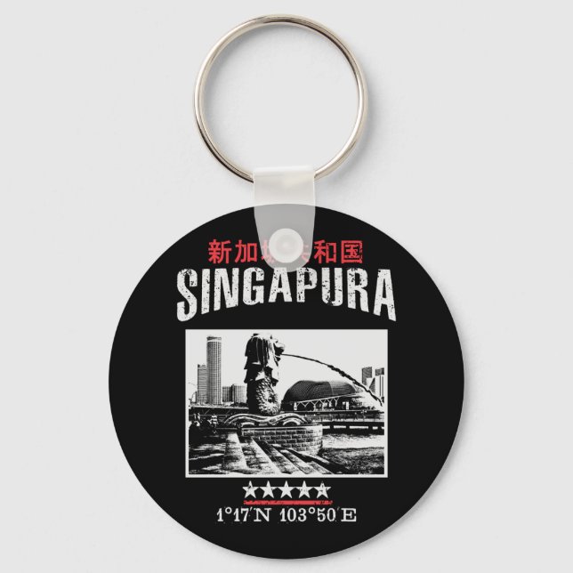 Singapore Key Ring (Front)