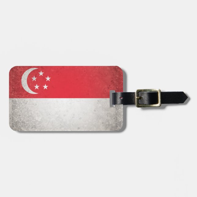 Singapore Luggage Tag (Front Horizontal)