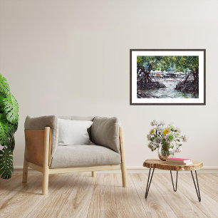 Singapore Mangroves - Watercolour Art Print