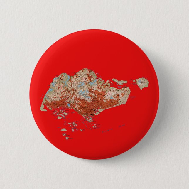 Singapore Map Button (Front)