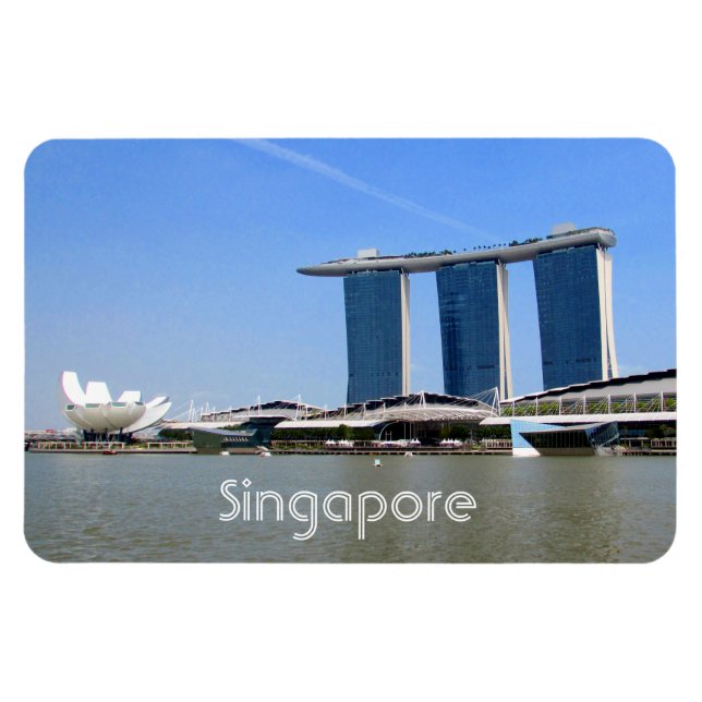 singapore marina bay magnet (Horizontal)