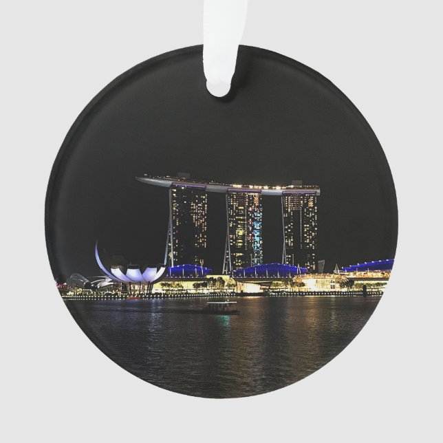 Singapore Marina Bay Sands #1 Ornament (Front)