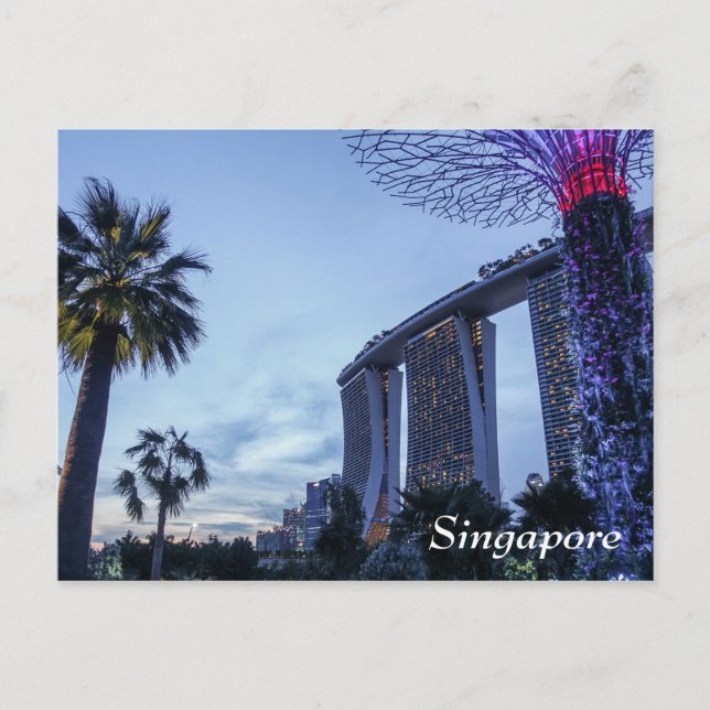 Singapore Marina Bay Sands postcard (Front)