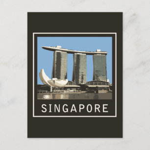 Singapore Marina Bay Sands Postcard