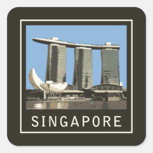 Singapore Marina Bay Sands Square Sticker
