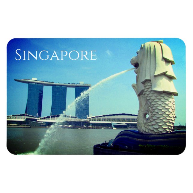 singapore merlion magnet (Horizontal)