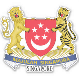 Singapore National Coat Of Arms Patriotic