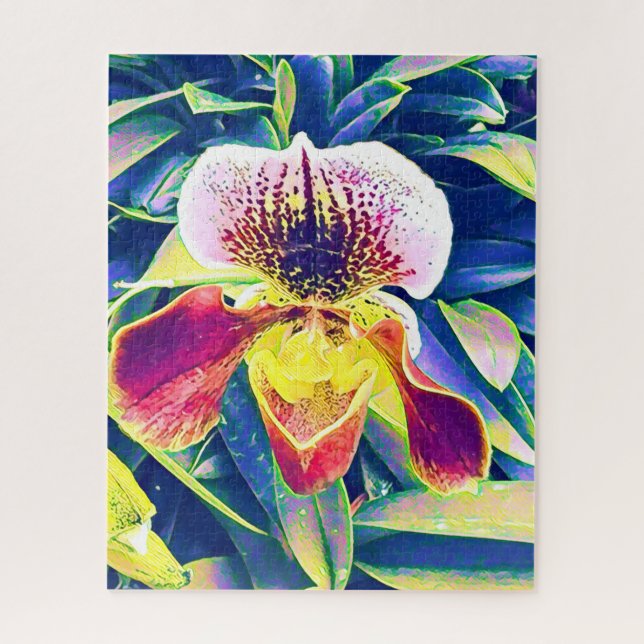 Singapore Orchid travel South East Asia Jigsaw Puzzle (Vertical)