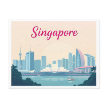 Singapore Pastel Travel Design