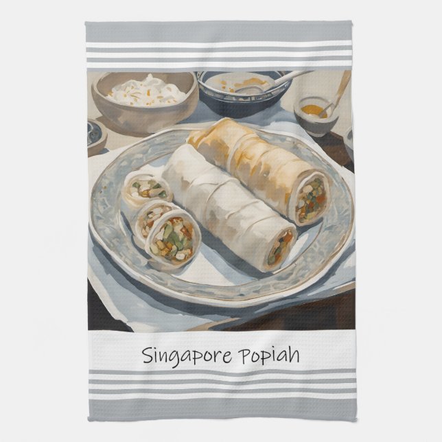 Singapore Popiah Kitchen Towel (Vertical)