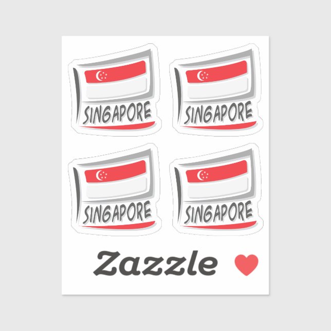 Singapore  Pride X Flag (Sheet)