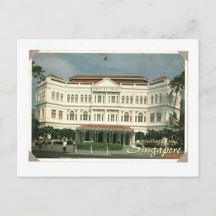 SINGAPORE RAFFLES HOTEL POSTCARD