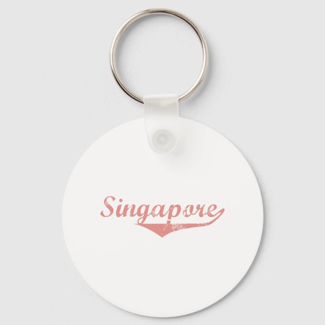 Singapore Revolution Style Key Ring (Front)