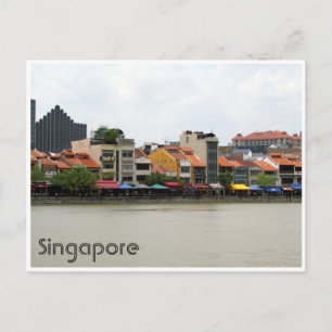 singapore river postcard