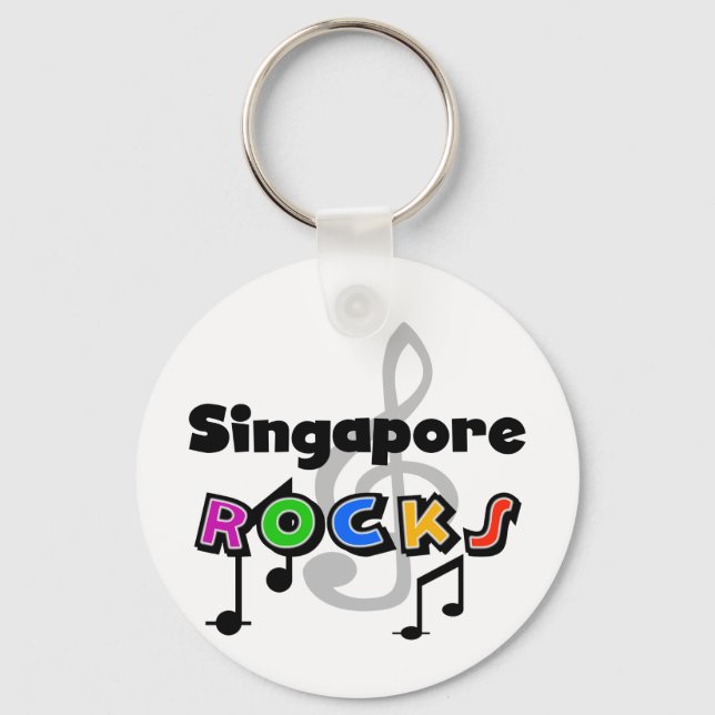 Singapore Rocks Key Ring (Front)