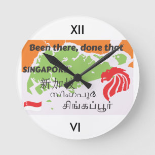 Singapore Round Clock