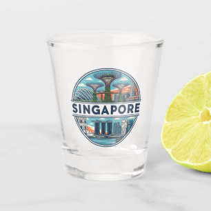 Singapore Shot Glass