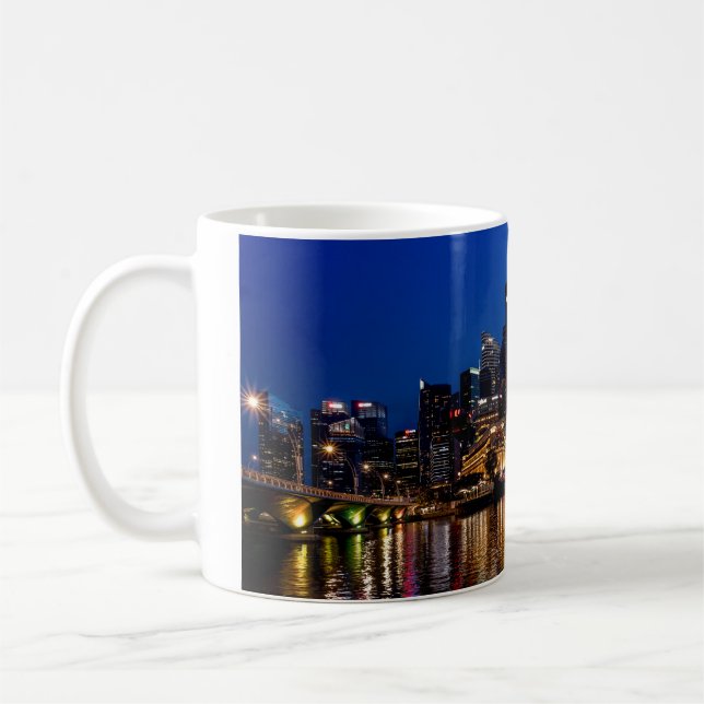 Singapore Skyline Coffee Mug (Left)