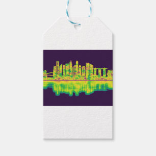 Singapore Skyline Gift Tags