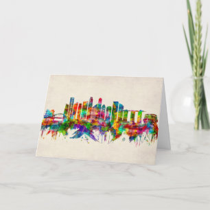 Singapore Skyline Holiday Card